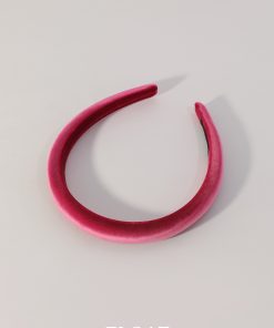 Retro Velvet Headband for Women – Floating FLOAT Autumn Winter French Style Thin Hair Accessory, High-End Sponge Design