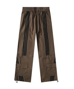 Retro Wide-Leg Cargo Pants for Women - Loose Drawstring Casual Trousers, Trendy High Street Style, Quick-Dry Sportswear, Y2K Fashion