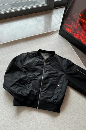 Reversible Frosted Bomber Jacket for Men and Women, Casual Baseball Collar, Niche Design, Clean Fit