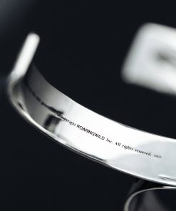 Roaring Beast Spine Engraved 925 Silver Bracelet - Statement Jewelry, Unique Design, Gothic Style, Perfect for Casual or Evening Wear