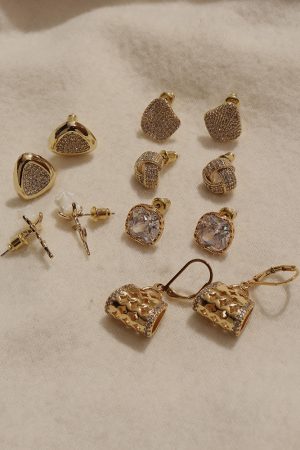 S925 Silver Daily Earring Collection - Versatile Simple Commuter Earrings for Everyday Wear, Sweet Fashion Accessory