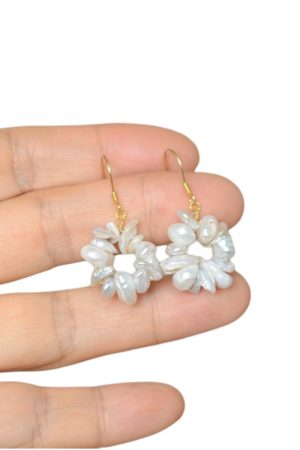 S925 Sterling Silver Baroque Pearl Earrings - Vintage Style, High-End Women's Accessory, Versatile Jewelry for Elegant Looks