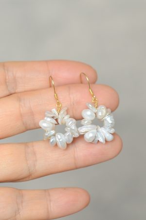 S925 Sterling Silver Baroque Pearl Earrings - Vintage Style, High-End Women's Accessory, Versatile Jewelry for Elegant Looks