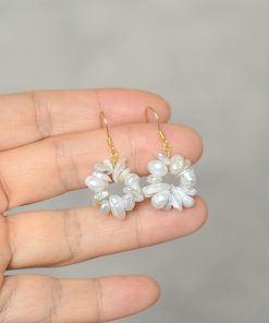 S925 Sterling Silver Baroque Pearl Earrings - Vintage Style, High-End Women's Accessory, Versatile Jewelry for Elegant Looks