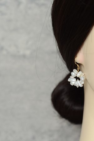 S925 Sterling Silver Baroque Pearl Earrings - Vintage Style, High-End Women's Accessory, Versatile Jewelry for Elegant Looks