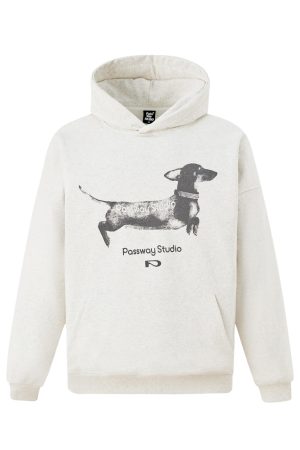 Sausage Dog Print Hoodie for Unisex - Casual Jacket in Trendy Style, Perfect for Dog Lovers and Everyday Wear