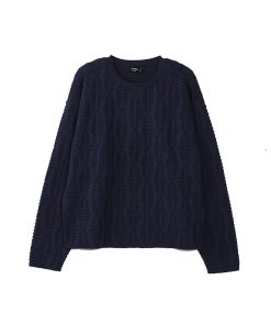 Scaly Texture Sweater in Trendy Y2K Style - Cozy Knit Pullover for Effortless Layering and Unique Fashion Statement