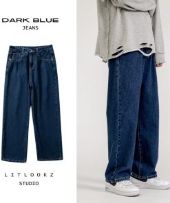 Scotland Outfits Summer, Fitted Collared Shirt Women - Soft Boy Washed Baggy Jeans