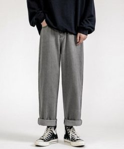 Scotland Outfits Summer, Fitted Collared Shirt Women - Soft Boy Washed Baggy Jeans