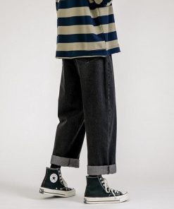 Scotland Outfits Summer, Fitted Collared Shirt Women - Soft Boy Washed Baggy Jeans