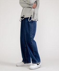 Scotland Outfits Summer, Fitted Collared Shirt Women - Soft Boy Washed Baggy Jeans