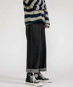 Scotland Outfits Summer, Fitted Collared Shirt Women - Soft Boy Washed Baggy Jeans