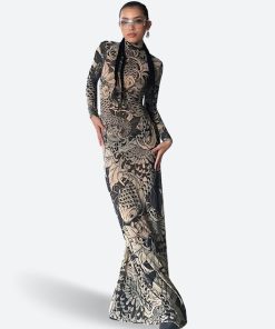 Scotland Outfits Summer, Shirt For Women Casual - Baddie Tattoo Maxi Dress