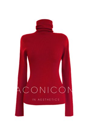 Semi-Finished Winter Seamless One-Piece Base Layer, High-Neck Knitted Wool Top, Machine Washable, Cozy Winter Essentials