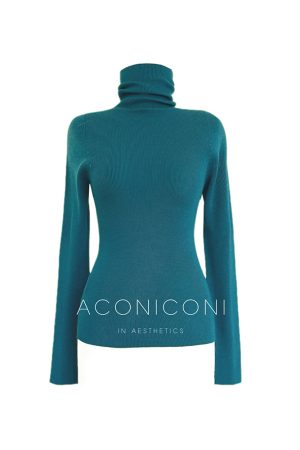 Semi-Finished Winter Seamless One-Piece Base Layer, High-Neck Knitted Wool Top, Machine Washable, Cozy Winter Essentials