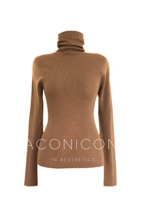 Semi-Finished Winter Seamless One-Piece Base Layer, High-Neck Knitted Wool Top, Machine Washable, Cozy Winter Essentials