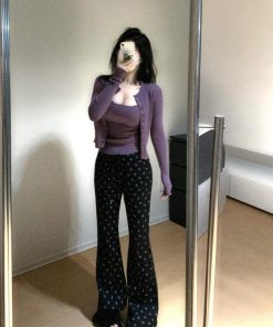 Sexy Knitted Cardigan and Camisole Top Set - Women's Slim Fit Two-Piece Suit for Spring - Trendy Temperament Fashion