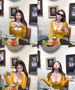 Sexy Lace Camisole Knit Top Set for Women - Slim Fit, Hollow-Out Design, Perfect for Spring Fashion