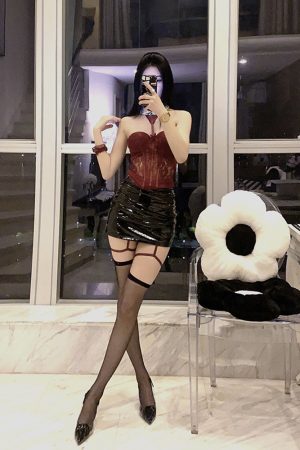Sheer Slim Tank Top with Lace Splicing and Detachable Shoulder Straps - Sexy Valentine's Day Style