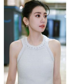 Short Sexy Sleeveless Knitted Vest Halter Top - French Versatile Camisole for Summer - 90s Inspired Fashion