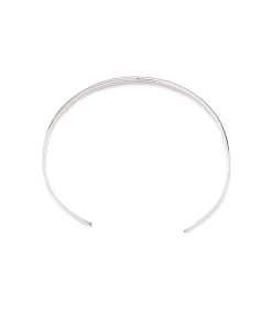 Silver Arc-Shaped Collar Necklace - Roaring Beast Design, Statement Jewelry, Chic Accessories, Fashion-forward Style