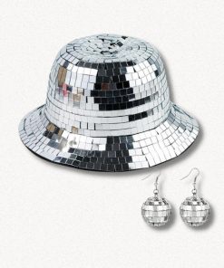 Simple Outfit For Work, Modest Girly Outfits - Disco Ball Cowgirl Hat