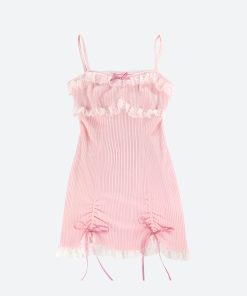 Simple Outfits For School, Mode Zara - Kawaii Mini Dress & Crop Cardigan Two Piece Set