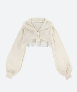 Simple Outfits For School, Mode Zara - Kawaii Mini Dress & Crop Cardigan Two Piece Set