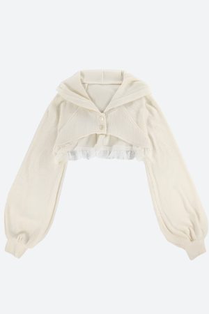 Simple Outfits For School, Mode Zara - Kawaii Mini Dress & Crop Cardigan Two Piece Set