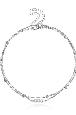 Simple Pearl Pendant Bead Chain Necklace Set - Versatile Alloy Women's Jewelry, Perfect for Everyday Wear