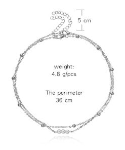 Simple Pearl Pendant Bead Chain Necklace Set - Versatile Alloy Women's Jewelry, Perfect for Everyday Wear