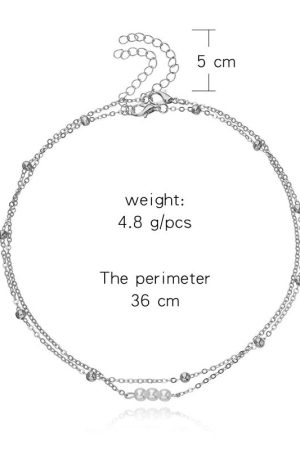 Simple Pearl Pendant Bead Chain Necklace Set - Versatile Alloy Women's Jewelry, Perfect for Everyday Wear