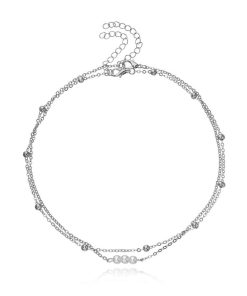 Simple Pearl Pendant Bead Chain Necklace Set - Versatile Alloy Women's Jewelry, Perfect for Everyday Wear