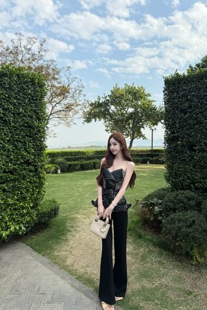 Slightly Flared High Waist Loose Pants for Women - Casual Summer Long Trousers, Perfect for Four Seasons Style