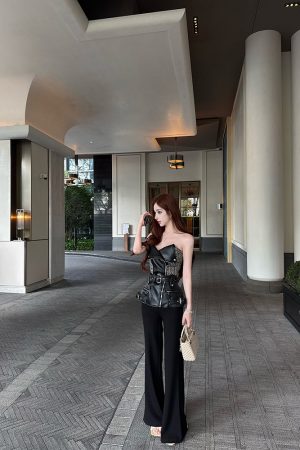 Slightly Flared High Waist Loose Pants for Women - Casual Summer Long Trousers, Perfect for Four Seasons Style