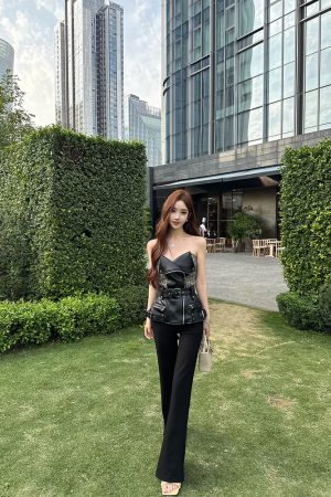 Slightly Flared High Waist Loose Pants for Women - Casual Summer Long Trousers, Perfect for Four Seasons Style