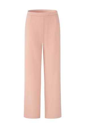Slim Fit Two-Tone Knitted Hooded Jacket and Straight Leg Pants Set for Women - Spring Fashion, Casual Chic, Stylish Two-Piece Outfit