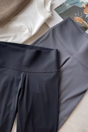 Slimming High Elastic Shark Pants for Yoga and Fitness - Versatile Tight Leggings for All Seasons