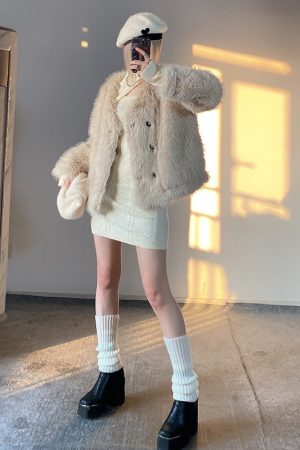 Slouchy Knitted Sock Sleeves - Four-Season Mid-Calf Leg Warmers for Cute or Spicy Looks - Trendy Essentials for Y2K Style