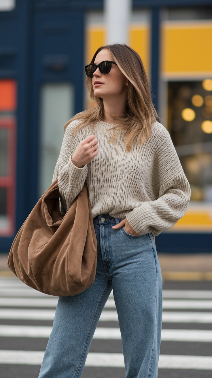 Slouchy Bag Outfit Pairings for Effortless Style outfit idea