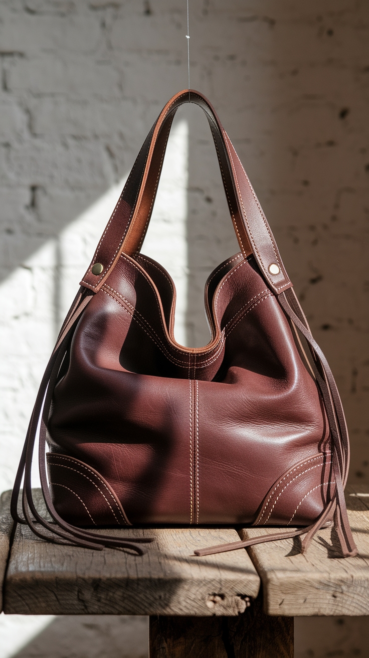 Why You Need a Slouchy Leather Bag in Your Wardrobe outfit idea