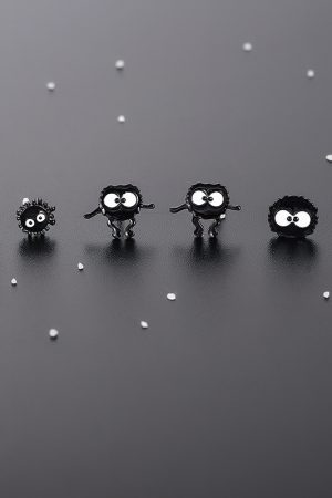 Small Coal Ball Earrings - Trendy Personalized Niche Design for Women, Comfortable for Sleeping, Perfect Summer Accessory