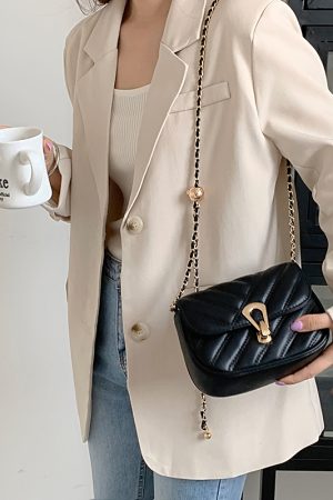 Small Diamond Quilted Chain Bag for Women, 2025 Trendy Niche Design, High-Quality Texture, Square Shoulder Crossbody Bag