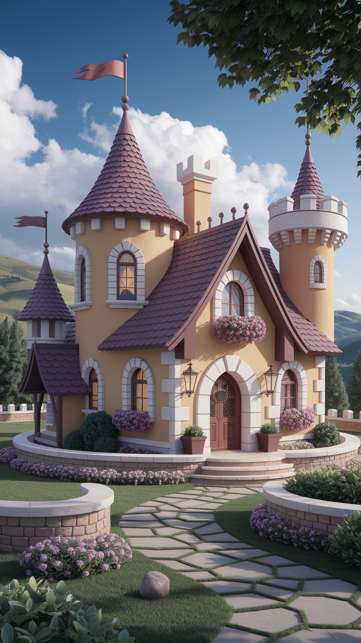 Small Castle House Plans for Cozy Living outfit idea