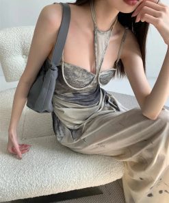 Social Worker Outfits, Fashion Street - Halter Neck Maxi Dress