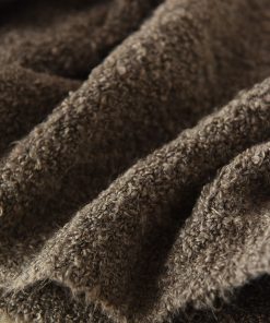 Soft & Fluffy Milk Fufu Lazy Pullover Sweater with Heart-Shaped Collar - Casual Loose Thick Knitted Top for Cozy Days