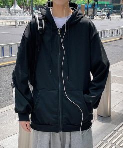 Soft Girl Casual Outfits, Fall Outfits Tall Boots - Casual Zip-Up Men Hoodie