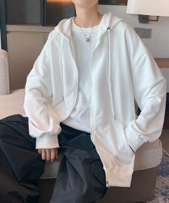 Soft Girl Casual Outfits, Fall Outfits Tall Boots - Casual Zip-Up Men Hoodie