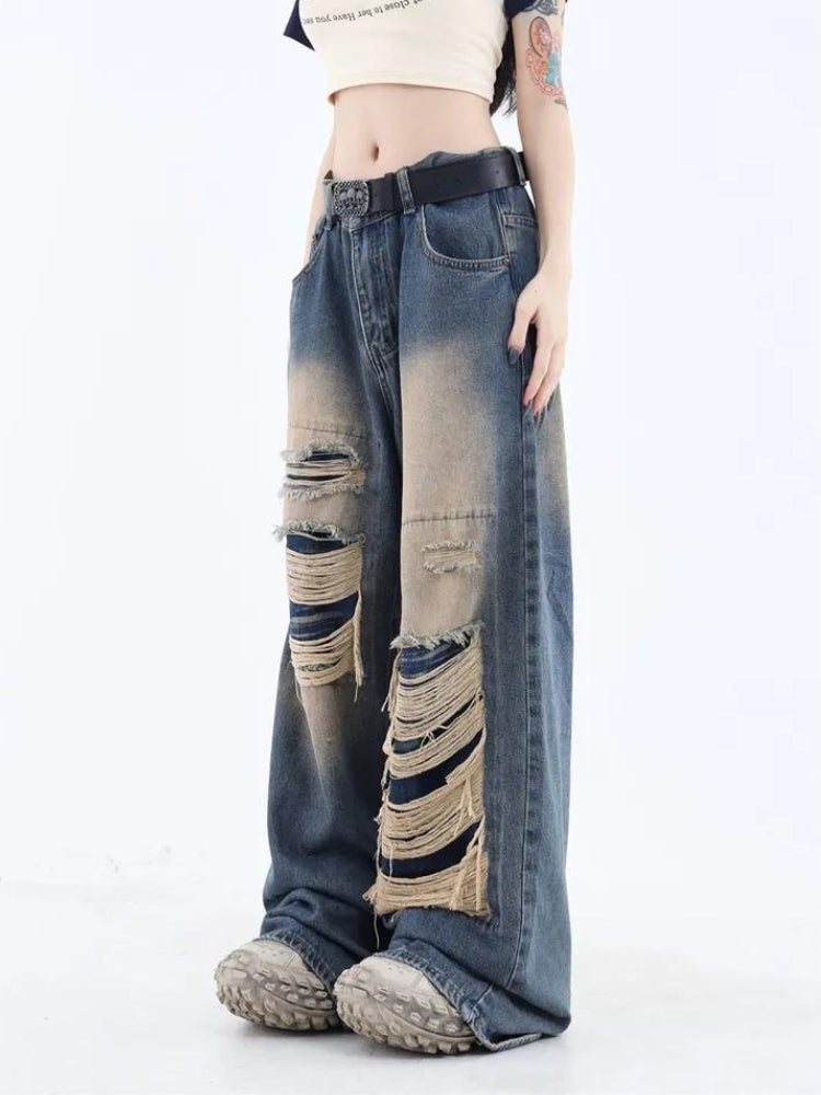 Soft Girl Casual Outfits, Winter Outfits Formal Classy - Grunge Dark Wash Distressed Jeans Soft Girl Casual Outfits, Winter Outfits Formal Classy - Grunge Dark Wash Distressed Jeans