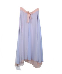 Soft Mist Off-Shoulder Long Sleeve Half-Skirt Dress - Designer Style Knitted T-Shirt for Socialite Looks - Y2K Fashion